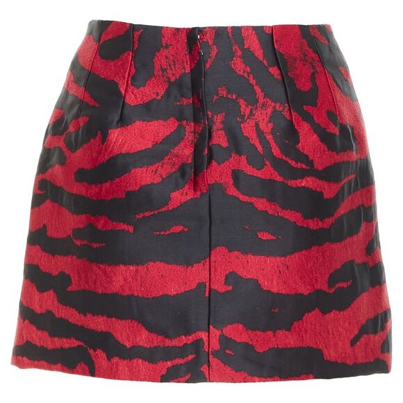 Dolce Gabbana Tiger Stripe Jacquard Mini Skirt - Picture 5 of 9